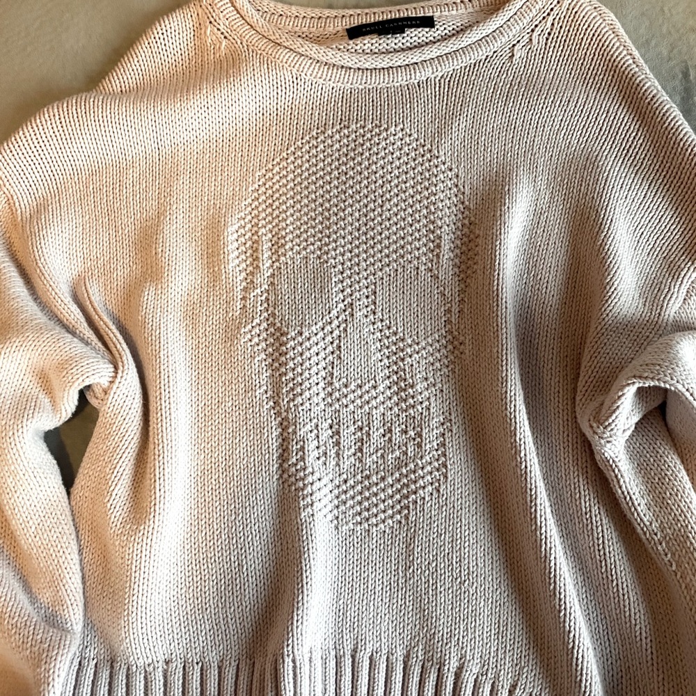 Skull cashmere sweater